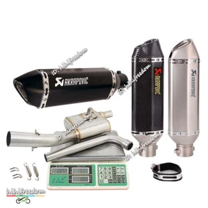 Tubo de eslabón frontal de escape 51 mm para Aprilia GPR250R GPR250S 2021 2022 puntas de silenciador - Imagen 1 de 12