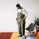 Jumpsuit Solid Color Dress-up Vintage Japanese Style Men Pants Streetwear