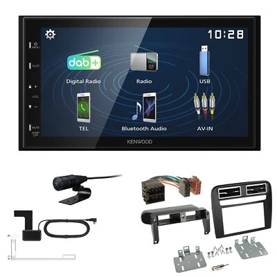 Kenwood 2DIN DAB+ Autoradio für Fiat Grande Punto 2005-2010 schwarz - Bild 1 von 4
