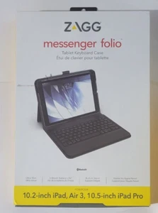 Zagg Messenger Folio Tablet Keyboard Case for iPad air 3 / ipad pro 10.5" - Picture 1 of 1