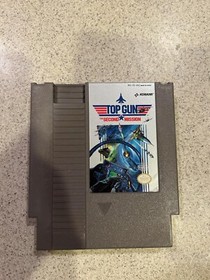 TOP GUN: THE SECOND MISSION - Nintendo NES (Tested & Working)