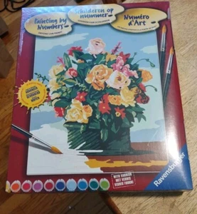 Ravensburger Painting By Numbers. Anyone can paint. Rose Bouquet. Sealed - Picture 1 of 2