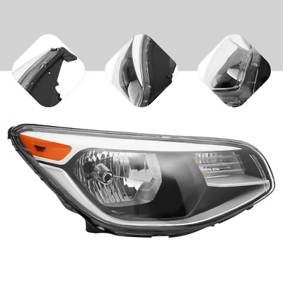 For 2014-2019 Kia Soul Halogen Headlight Headlamp Assembly Right Paddenger Side Foto 1 de 4
