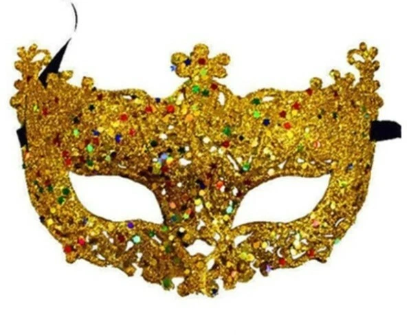 Foxy Eyes Latex Face Mask Halloween Party Dominatrix Goth Punk Femdom Accessory - Image 1 of 1