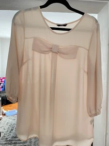 F & F Cream Blush Top 16 - Picture 1 of 4