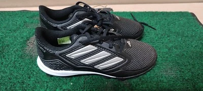 Adidas PUREHUSTLE 3 MD CLEATS Size 3.5 Black/White - Image 1 of 4