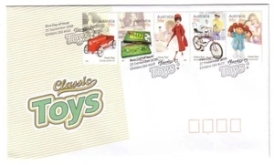 2009 FDC Australia. Classic Toys. Pict.FDI "CHILDERS" - Picture 1 of 1