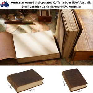 Leather Journal Handmade Vintage Travel Diary Notebook Sketchbook Blank Book - Picture 1 of 16