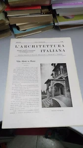 L'ARCHITETTURA ITALIANA, Anno XX settembre 1925, fascicolo n. 9 - Foto 1 di 1