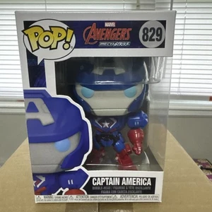 Funko Pop! Marvel: Avengers Mech Strike - Captain America 829 - Picture 1 of 6