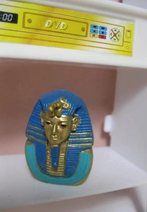 BARBIE GOES TO EGYPT MI CASA DE MUÑECAS Decoración SALA DE ESTAR-Busto de momia egipcia 1,5" - Imagen 1 de 1