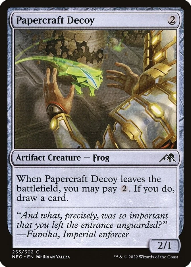 LP Papercraft Decoy (253) Kamigawa: Neon Dynasty NEO MTG Magic - Image 1 of 1