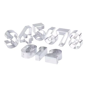 Ausstechformen Zahlen 0-8 6,5 Cm 9Pz - THERMOHAUSER - Konditorei Torten - Bild 1 von 4