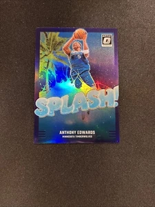 2024-25 Panini Donruss Optic ANTHONY EDWARDS #7 Splash PURPLE PRIZM Timberwolves - Picture 1 of 2