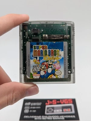 Cartucho colorido Super Mario Bros Deluxe Nintendo Game Boy somente TESTADO - Imagem 1 de 3