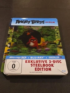 Angry Birds Film - Steelbook Blu ray 3D + 2D With Lenticular Magnet - Free Post - Bild 1 von 3