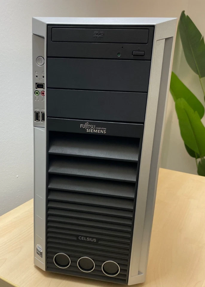 FUJITSU CELSIUS R640 MCL-D1808, Workstation 2xXEON. 4GB RAM, 2x GPU - Bild 1 von 4