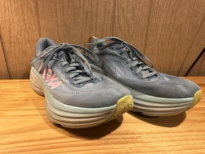 Hoka One One Bondi 8 Womens Size 10 Blue Pink Athletic Running Shoes Sneakers - Picture 1 of 6