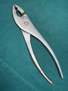 Vtg Craftsman Tools WF 45372 Slip Joint Pliers 6-3/4" Long USA Wire Cutter - Picture 1 of 9