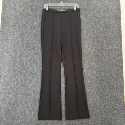 Calça Karl Lagerfeld Paris Feminina 6 Preta Puxada Ponte Costura Frontal Bootcut - Imagem 1 de 4