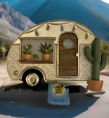 Bath Body Works CAMPER / RV Cactus Succulent Wallflower Plug Nightlight-NEW - Image 1 of 3