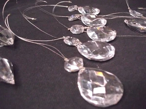 5 Neue funkelnde Bleikristall Anhänger - Bild 1 von 3