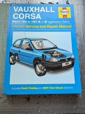 Vauxhall Opel Corsa B (1993-1994) Haynes Workshop Manual - Image 1 of 4
