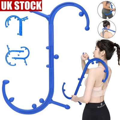 Trigger Point Massager Tool Lower Back Massager Self Massage Muscle Massage Blue