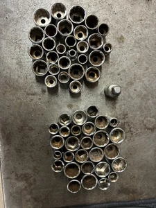 Metric And SAE Socket Lot 3/8 Drive - Bild 1 von 3