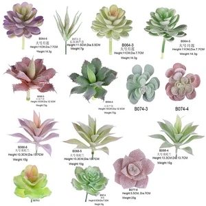 12 Stück Mini Arten von künstlichen Sukkulenten Pflanzen Home Gefälschte Blumen Blumendekor - Bild 1 von 12