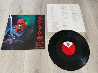 SODOM - IN THE SIGN OF EVIL 1.PRESS MLP  (DEVIL'S GAME) 1985 + OIS       KREATOR - Image 1 of 4