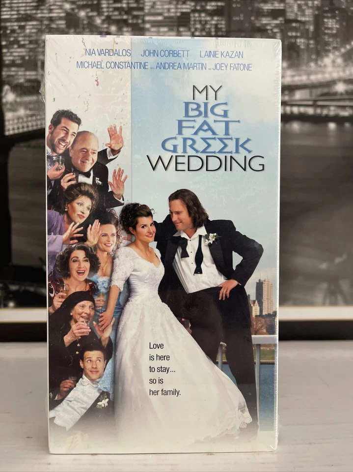 My Big Fat Greek Wedding VHS VCR Video Tape Movie / John Corbett