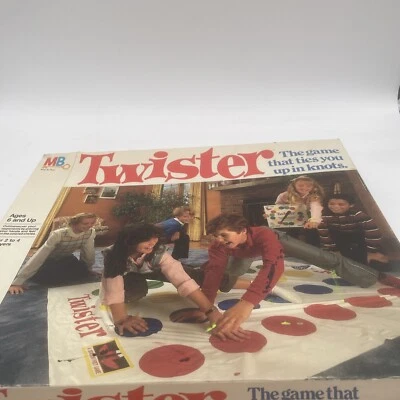 Vintage 1986 Milton Bradley TWISTER Board Game, #4645, Preowned ￼ - Image 1 of 4