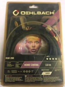 Oehlbach! RGB 200 Scart - 3 cables Chinch/RCA 2 metros (50091) ## - Imagen 1 de 1