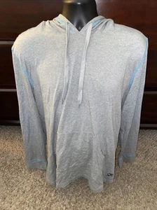 Robert Graham Pullover Hoody Mens Large Gray Soft Lightweight Hoodie - Picture 1 of 6
