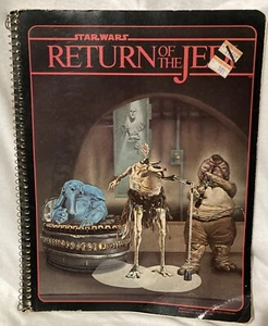 Vintage Star Wars Return of the Jedi Spiral Notebook 1983 Jabba Palace Not Used - Picture 1 of 5