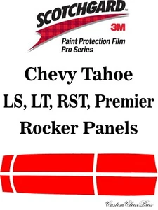 3M Scotchgard Paint Protection Film Pro Series 2021 2022 2023 2024 Chevy Tahoe - Picture 1 of 3