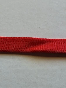 foldover braid-1/2" wide-1" wide when open-RED-2 yards - Imagen 1 de 1
