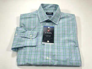 Chaps Regular Fit Dress Shirt Stretch Collar Wrinkle Free 15 32/33 NEW NWT  - Picture 1 of 5