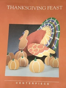 De colección nuevo en caja NUEVO Kit de piezas centrales de pavo con calabazas 1995 nunca abierto - Imagen 1 de 9