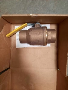 APPOLO 70-209-01A BRASS BALL VALVE 2-1/2" WITH STANDARD HANDLE - SWEAT - BR2 - Picture 1 of 4