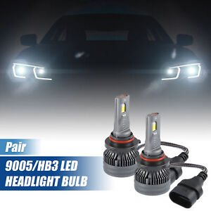 1 Pair 9005/HB3 LED Headlight Bulb 110W 12000LM 6500K White Color LED Bulb