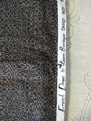 French Dress Laura Berringer Marcus Fabrics Cotton Quilt Fabric 1yd 15" Blender - Image 1 of 3