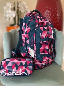 Satch Schulrucksack Pack 30l Pink Crush Rucksack inklusive Federmappe - Bild 1 von 24