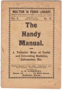 The Handy Manual A Veritable Mine of Useful & Interesting Statistics, Info 1895 - Bild 1 von 1