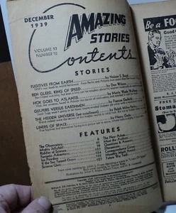 Amazing Stories - December 1939 - pulp - Picture 1 of 1
