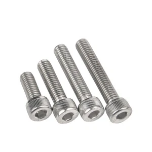 M1.4-M4 Socket Head Cap Screws Allen Hex Drive Stainless Steel Bolts All Lengths - Picture 1 of 19