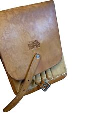 Vintage Roy Gfeller Casemaker Leather Geoscience Field Belt w/ 2 Tool Cases