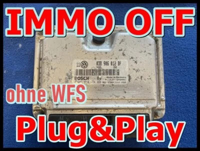 VW GOLF /BORA 1.9 IMMO OFF/ PLUG&PLAY 0281010174 - 038906012BF /Ita - 2 giorni - Immagine 1 di 4