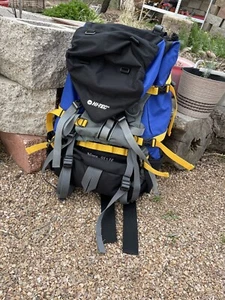 HI-TEC NOVA 55+10 BACKPACK HT7065 INTERNAL FRAME ADJ BACK LENGTH PADDED AIR FLOW - Picture 1 of 8